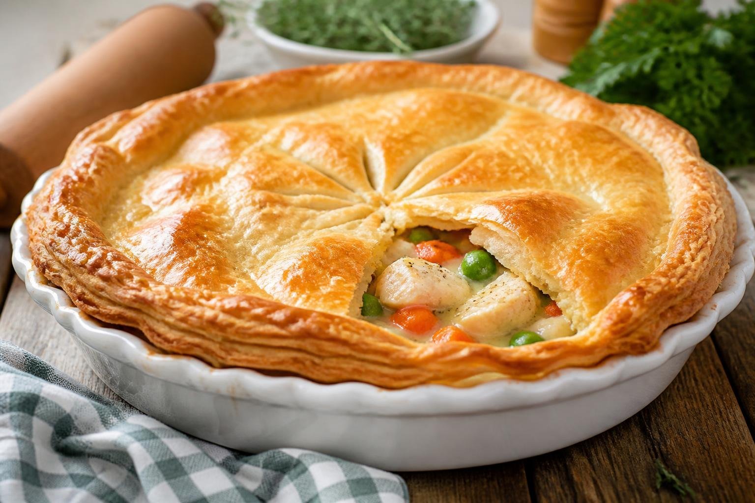 Martha Stewart Chicken Pot Pie With Puff Pastry Recipe