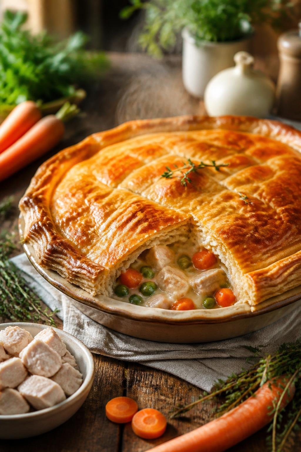 Martha Stewart Chicken Pot Pie With Puff Pastry Recipe