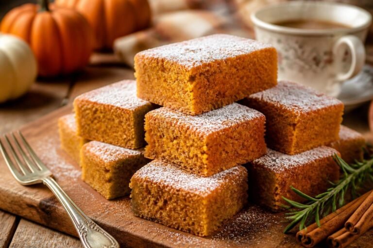 Martha Stewart Pumpkin Squares Recipe