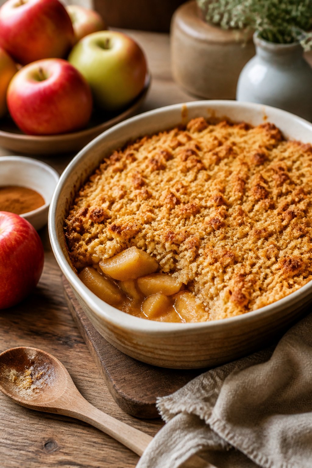 Jamie Oliver Simple Apple Crumble Recipe