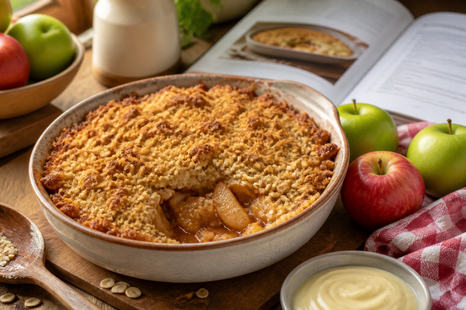 Jamie Oliver Simple Apple Crumble Recipe