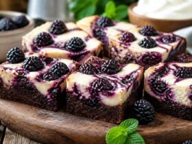 Blackberry Cheesecake Brownies Recipe