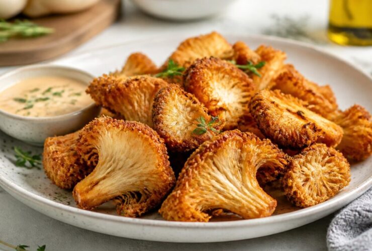 Crispy Fried Lions Mane Mushroom Recipe