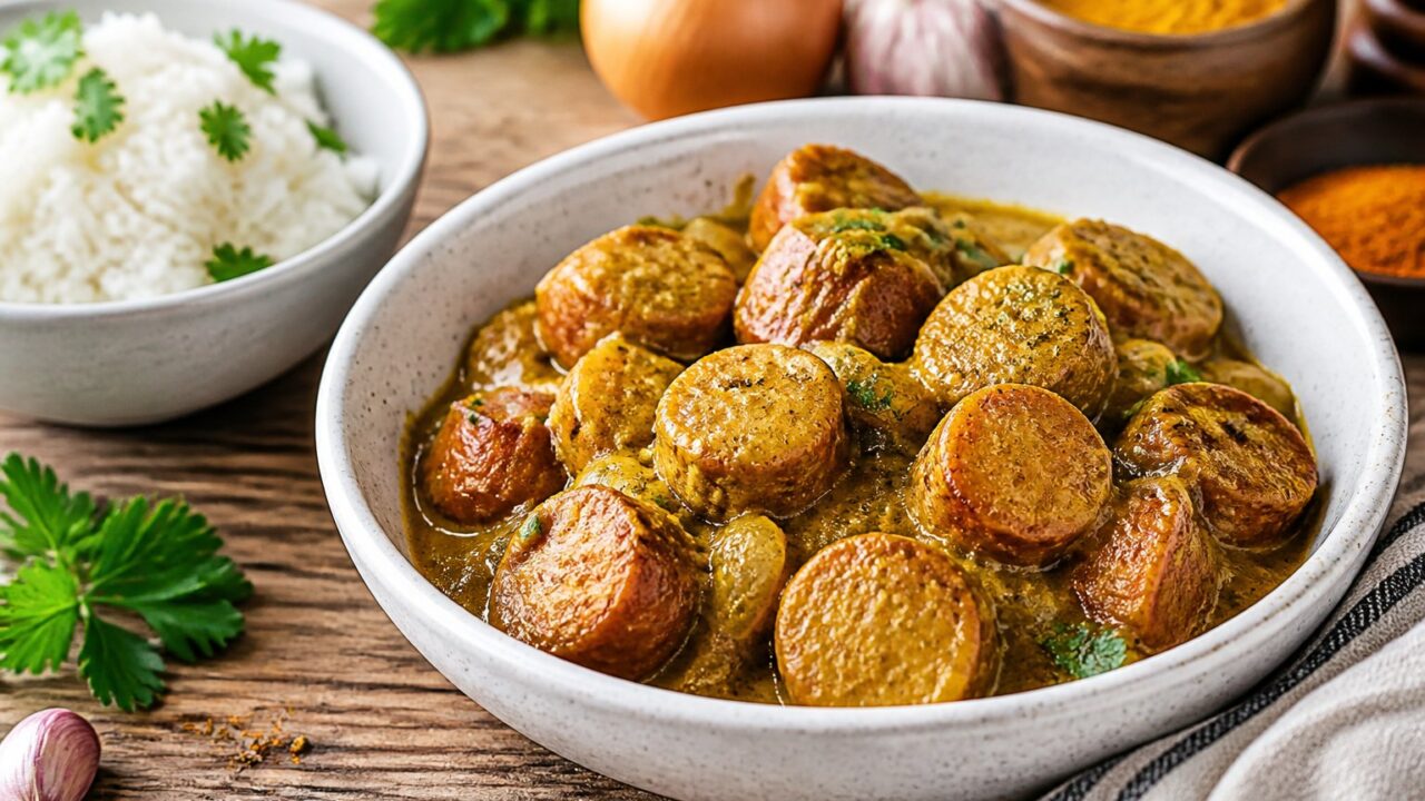 Curried Sausages Recipe