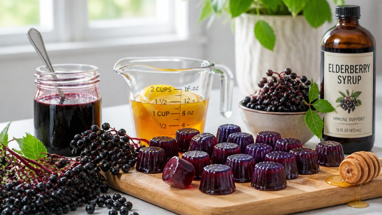 Easy Homemade Elderberry Gummies Recipe