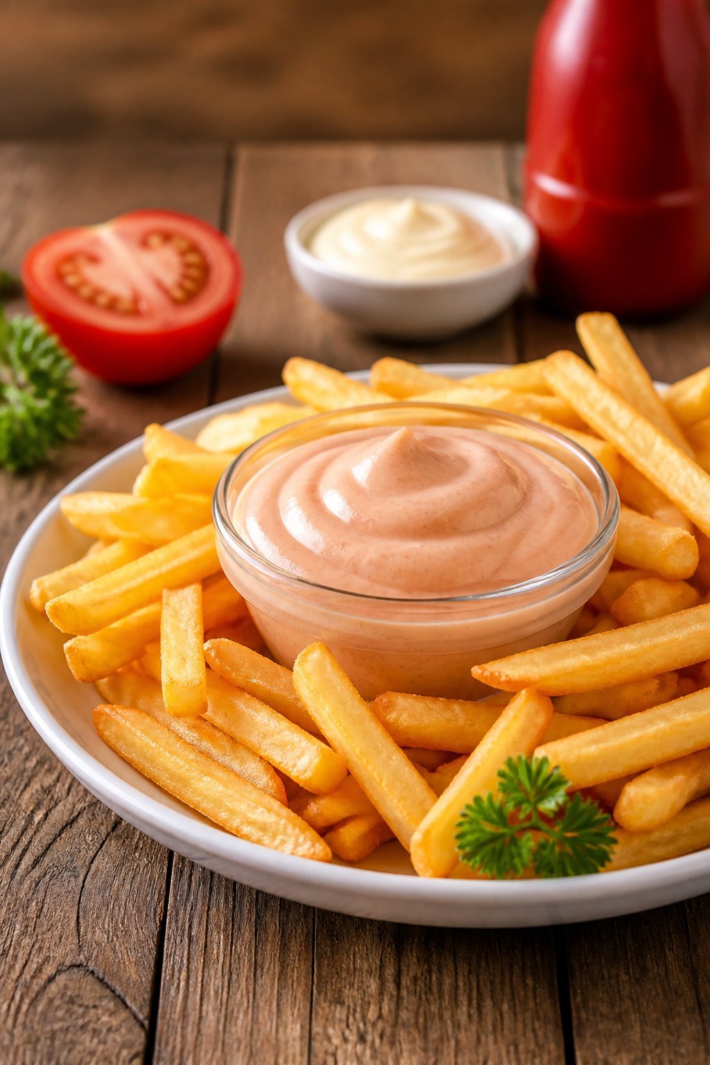 Freddys Fry Sauce Recipe close-up, ready to serve