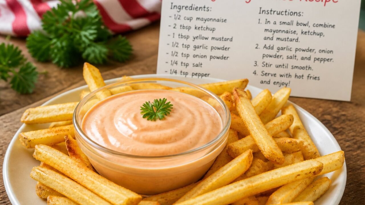 Freddys Fry Sauce Recipe