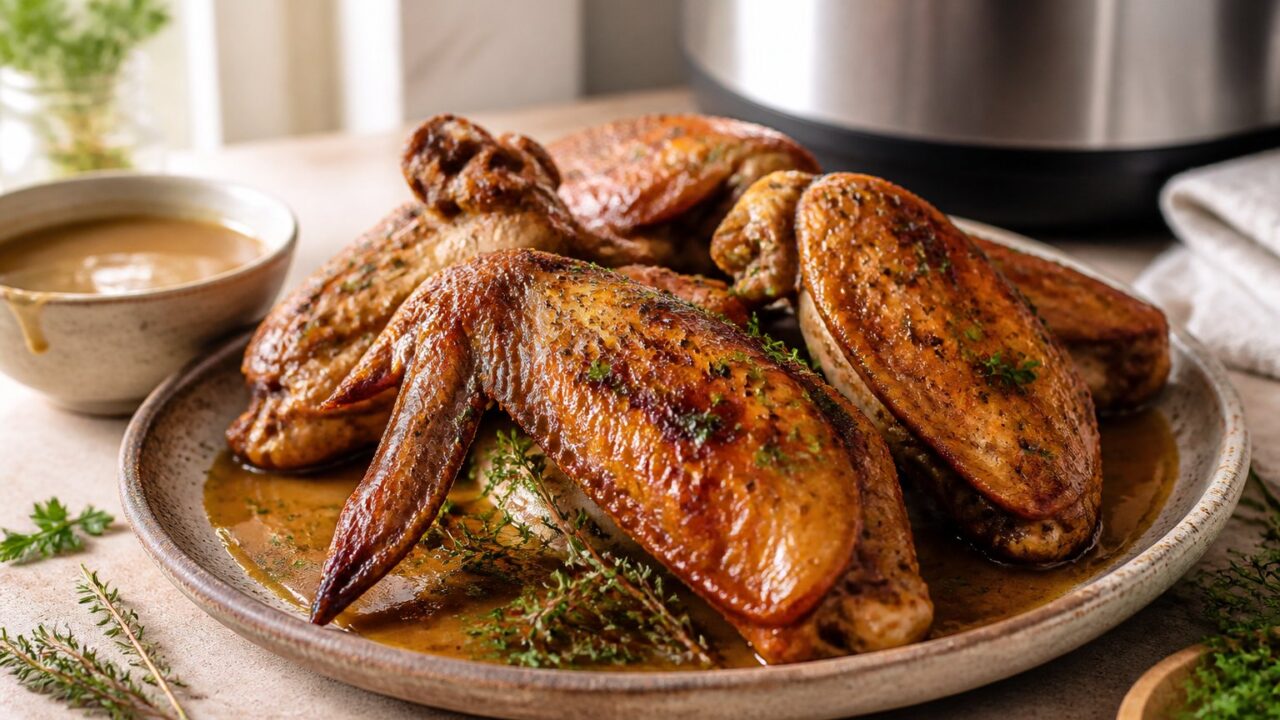Instant Pot Turkey Wings Recipe