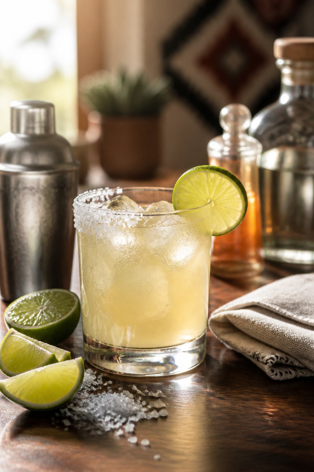 Applebees Perfect Margarita Recipe close-up, ready to serve