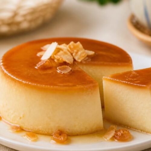 Banh Gan (Coconut Creme Caramel) Recipe