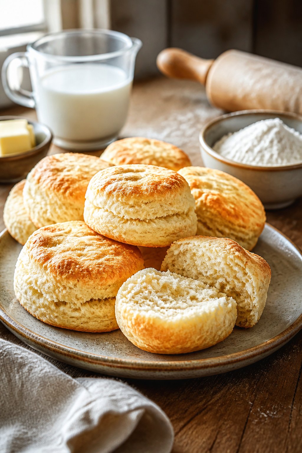 Bob Evans Biscuit Recipe close-up, ready to serve
