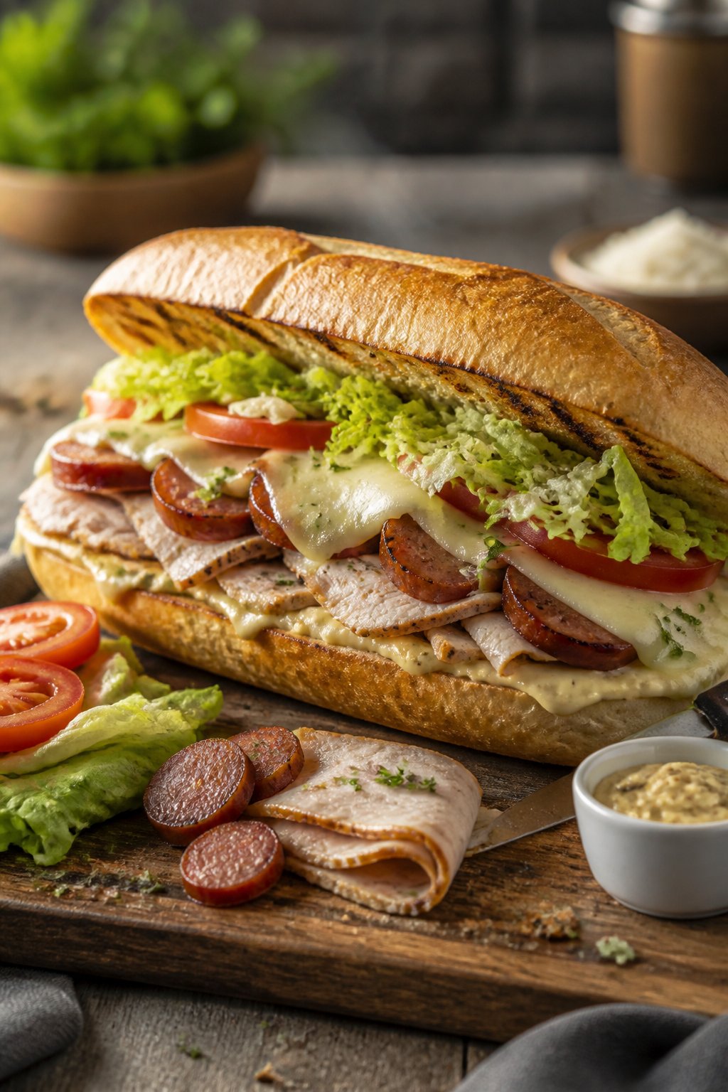 Camel Rider Sandwich Recipe close-up, ready to serve