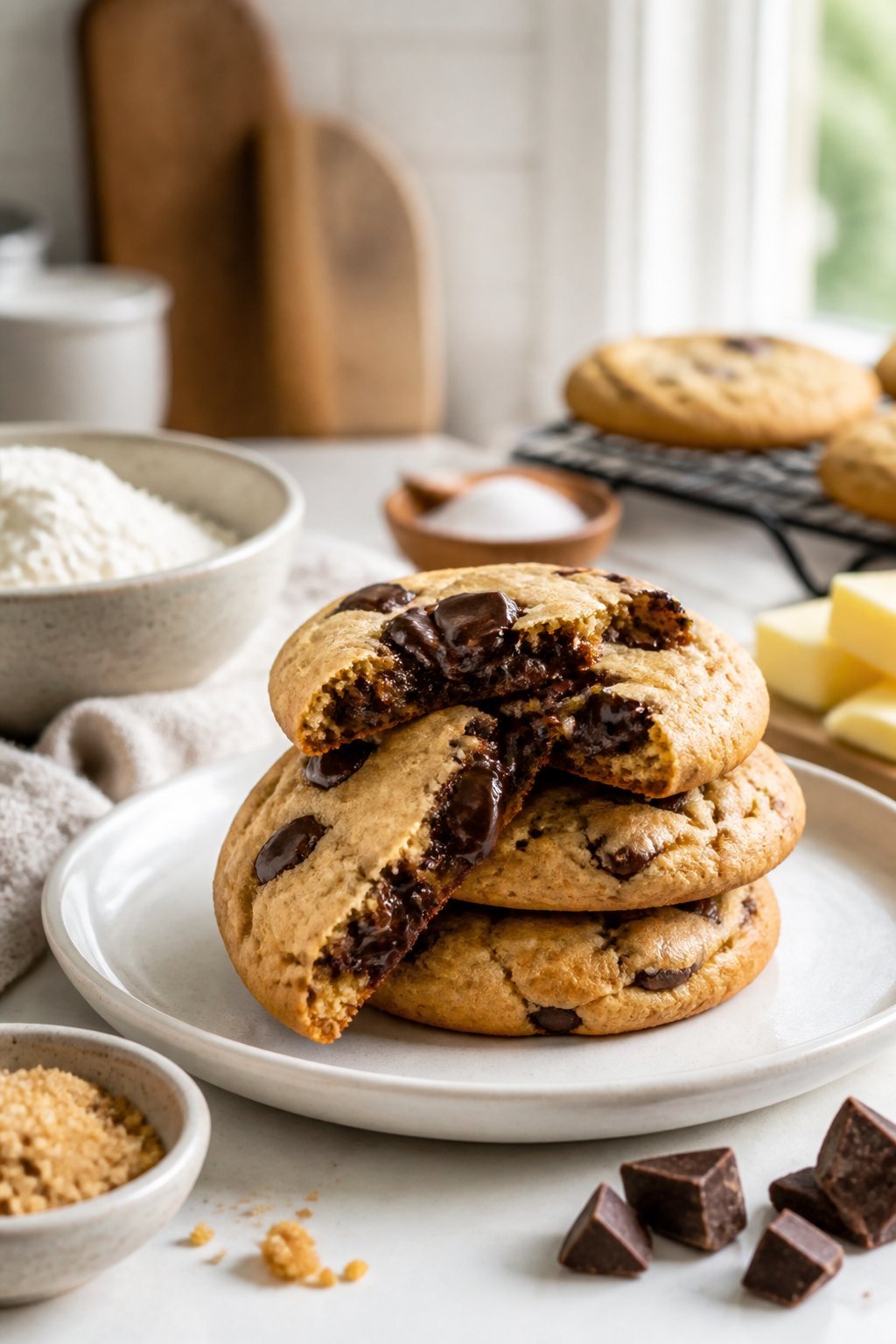 Chick-fil-A Cookie Recipe close-up, ready to serve
