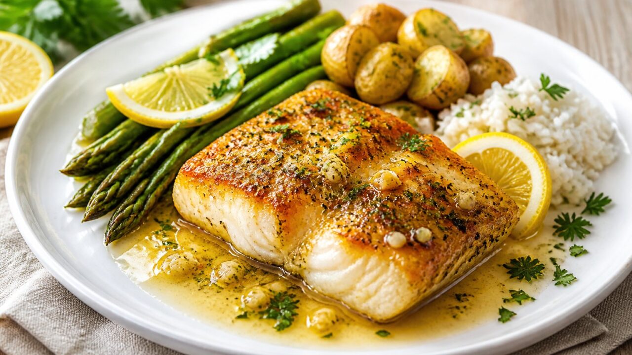 Garlic Butter Orange Roughy Recipe