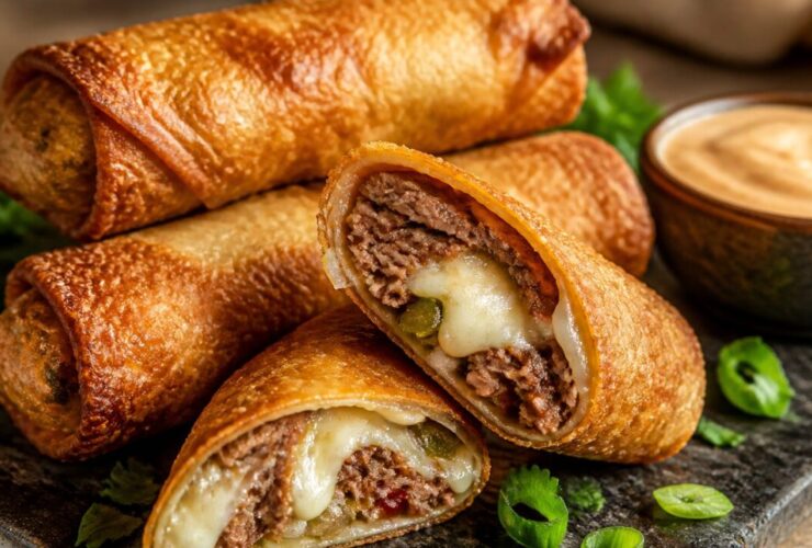 Italian Beef Egg Rolls Recipe