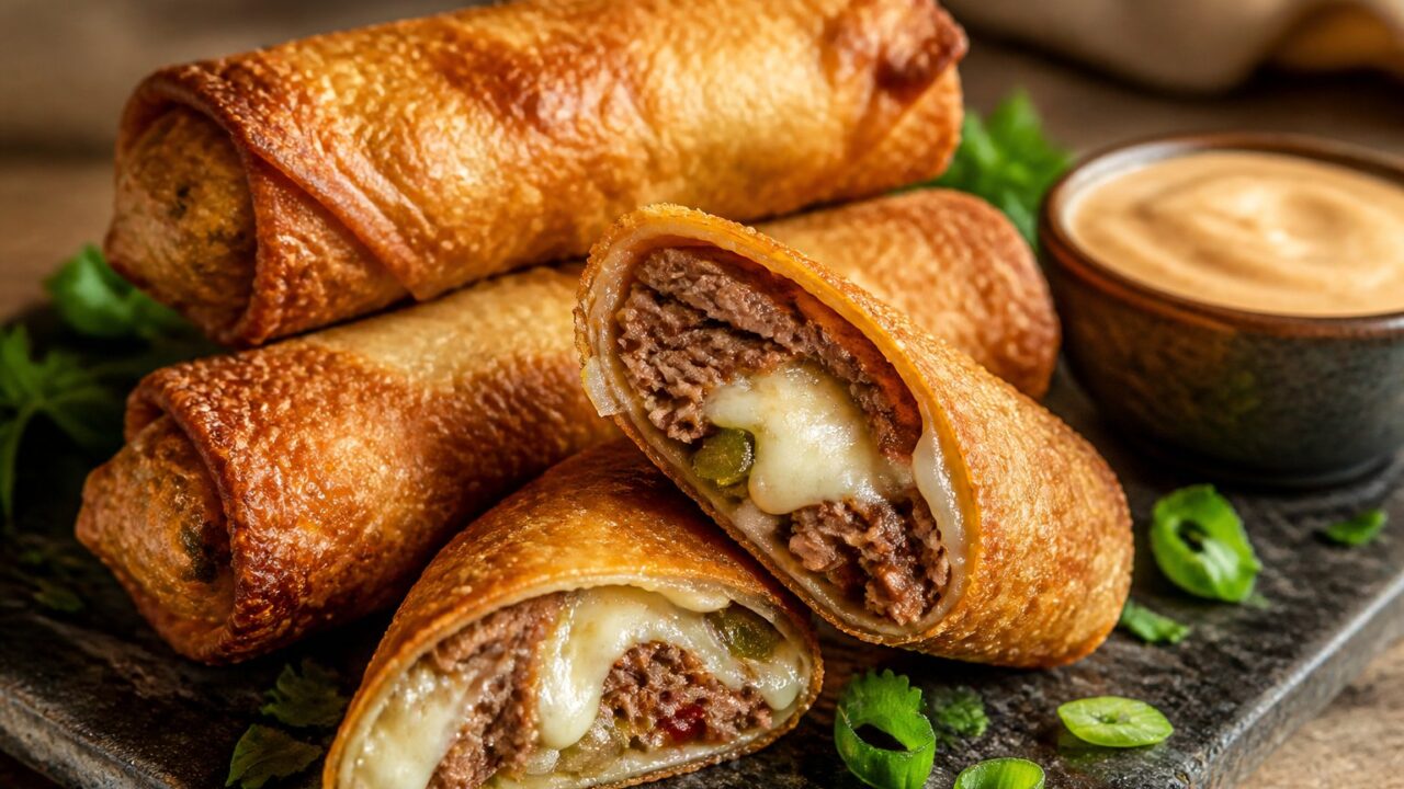 Italian Beef Egg Rolls Recipe