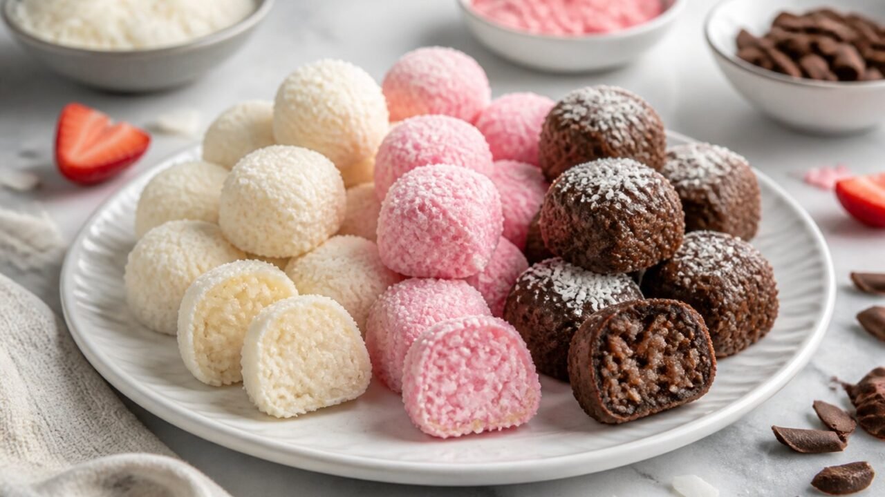 Neapolitan Coconut Candy Recipe