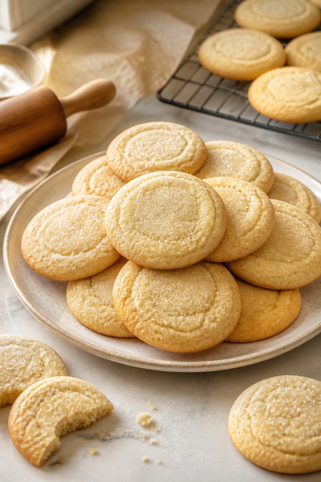 Potbelly Sugar Cookie Recipe close-up, ready to serve