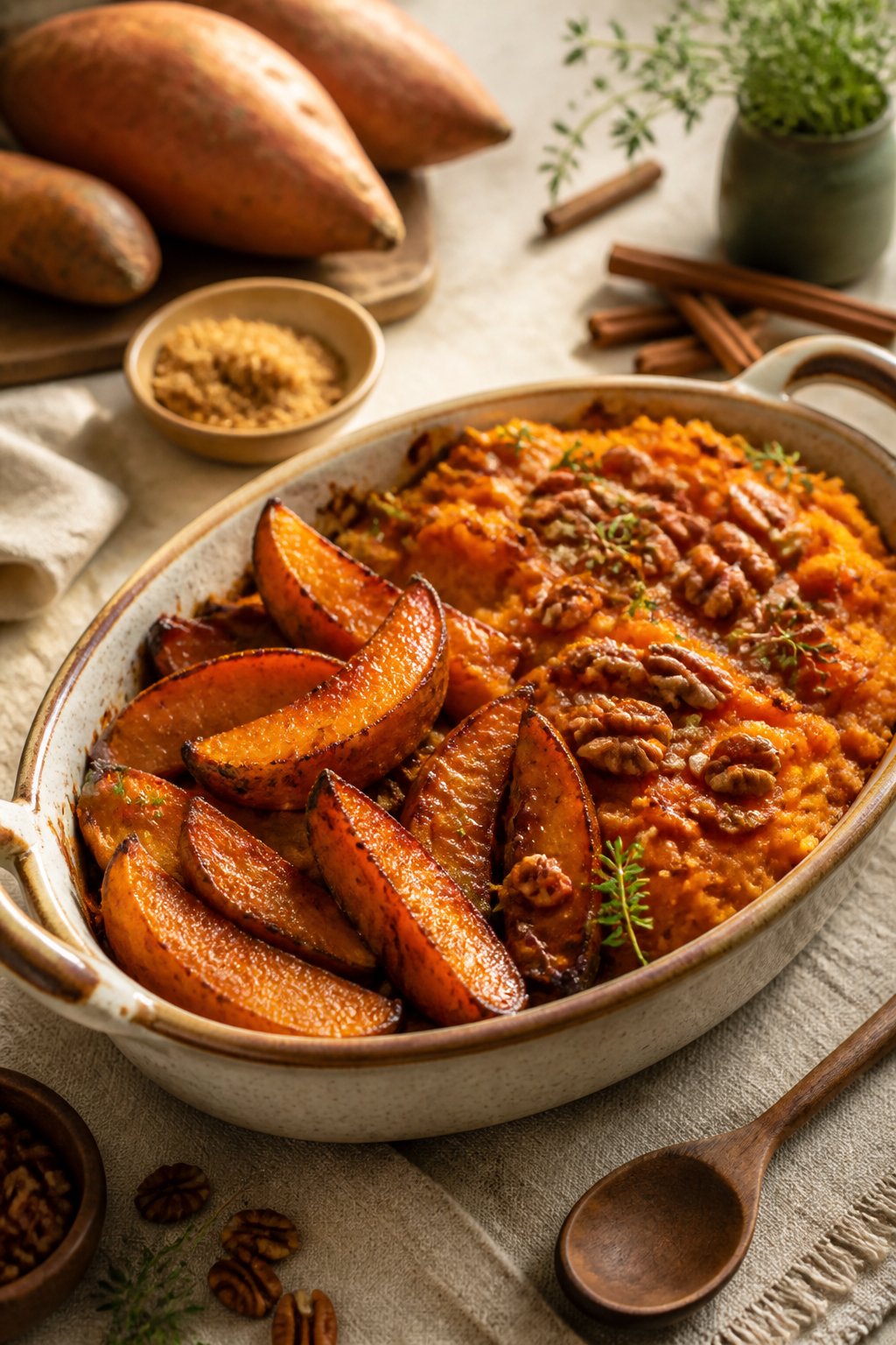 Sweet Potato Queens Recipe close-up, ready to serve