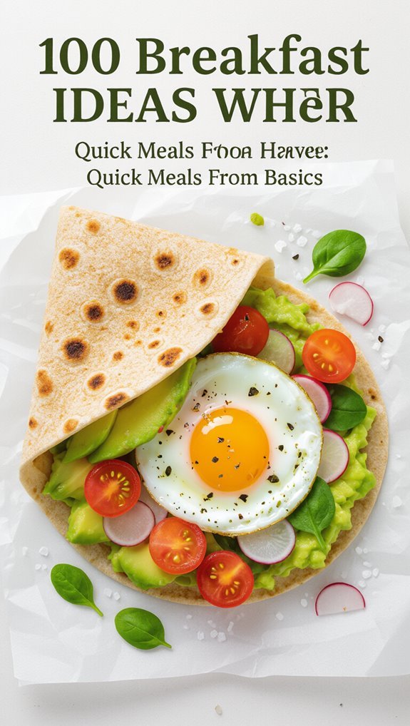 avocado egg wrap delight