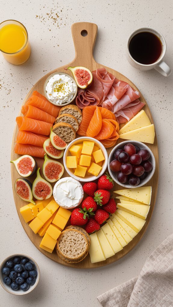 breakfast charcuterie board delight