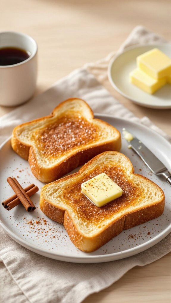 cinnamon sugar butter toast