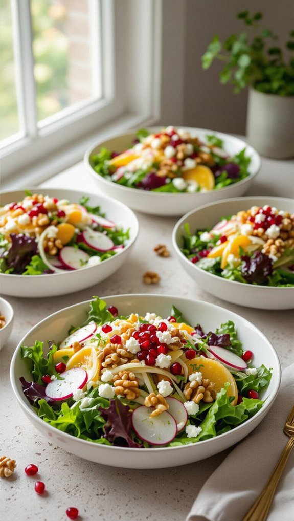 citrus almond festive salad