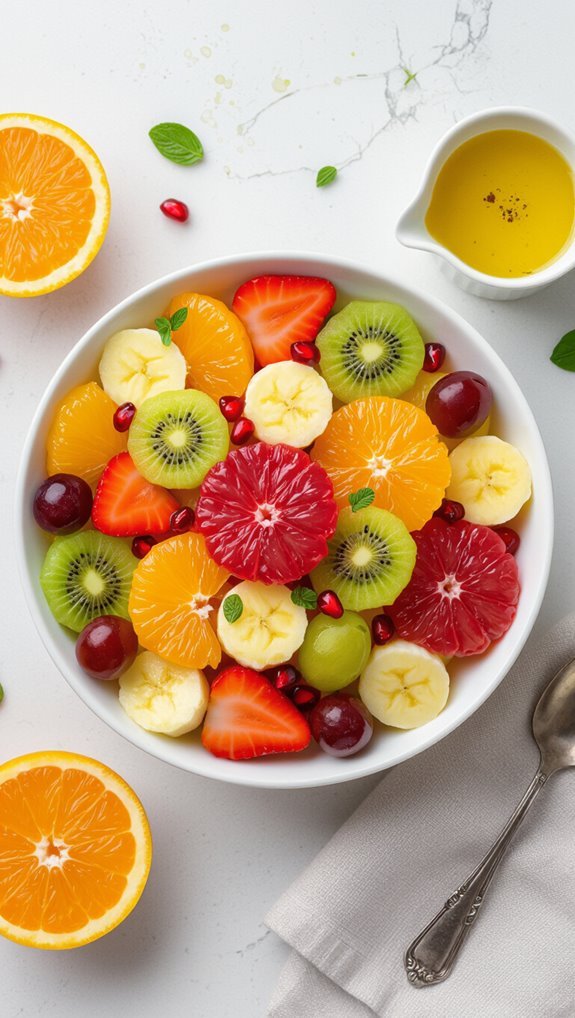 citrus infused refreshing fruit salad
