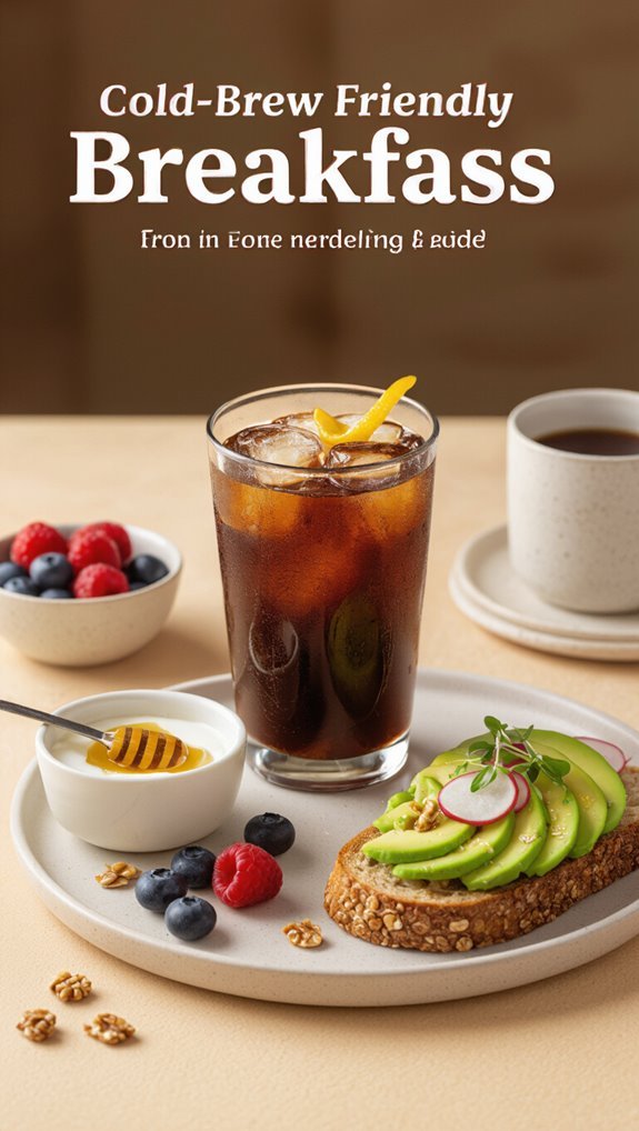 cold brew breakfast pairing