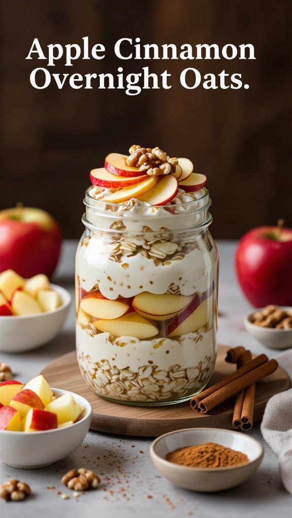 cozy apple cinnamon oats