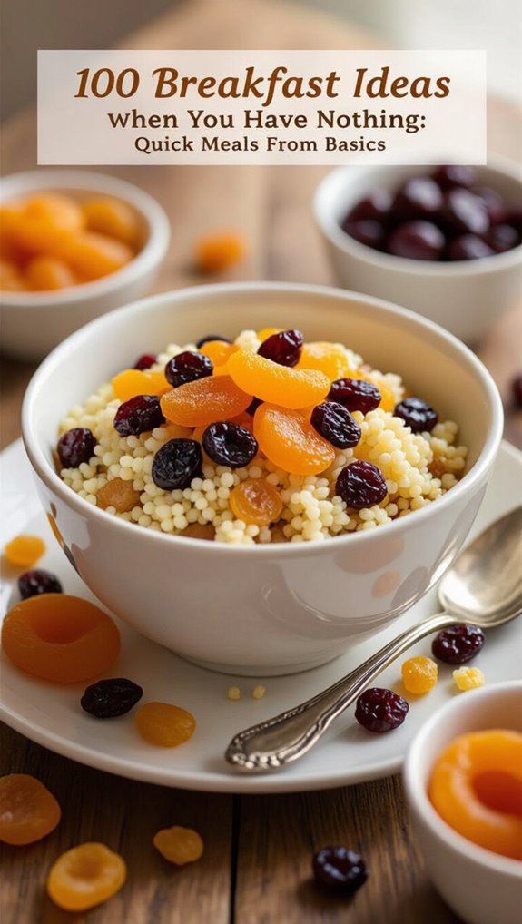 cozy breakfast couscous delight