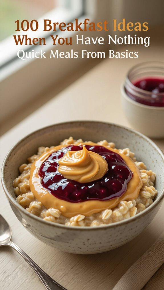cozy peanut butter oatmeal