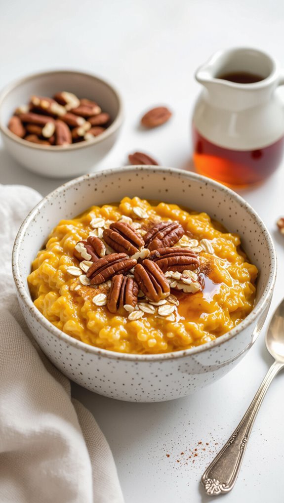 cozy pumpkin spice oatmeal