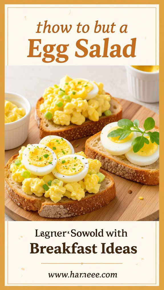 creamy egg salad toast