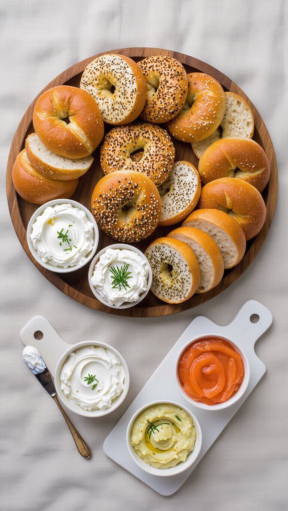 customizable bagel platter delights