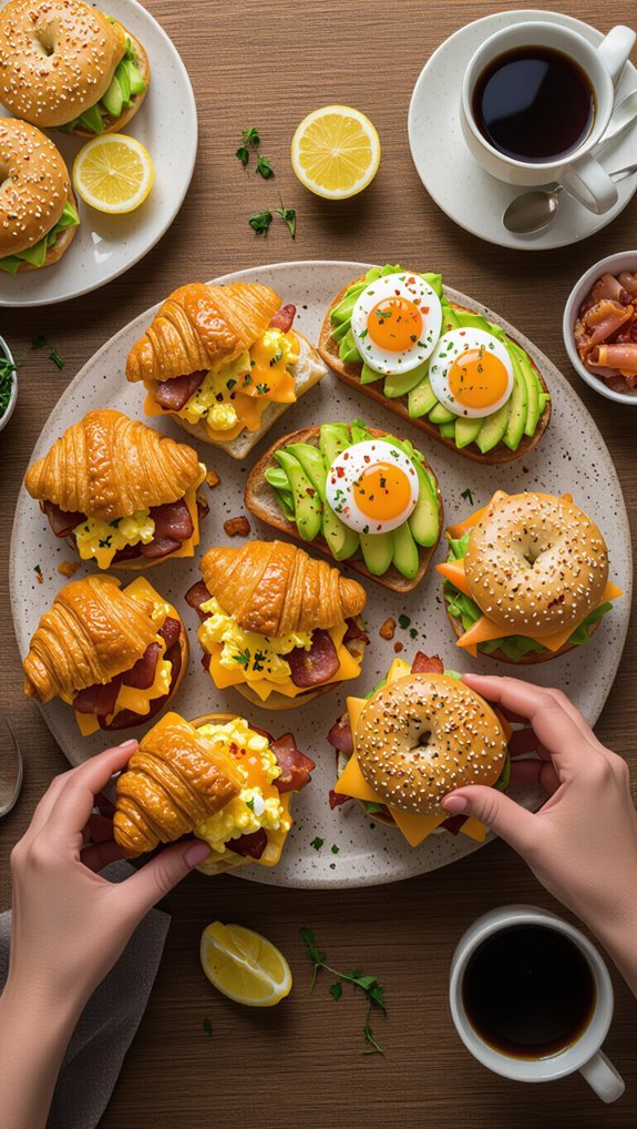 customizable brunch sandwich ideas