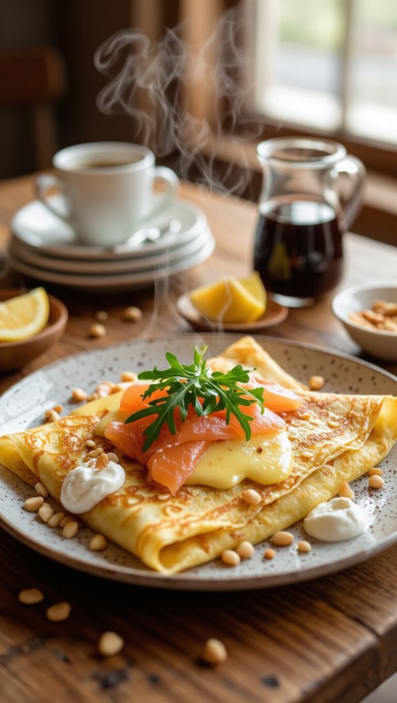 customizable savory crepes