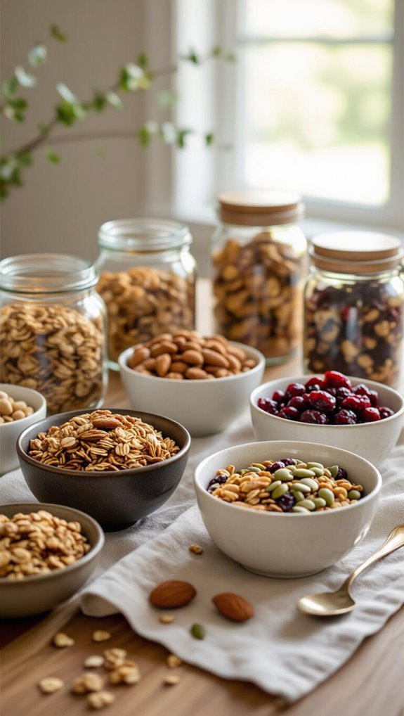 customizable yogurt parfait bar