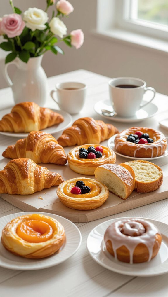 delightful birthday brunch pastries