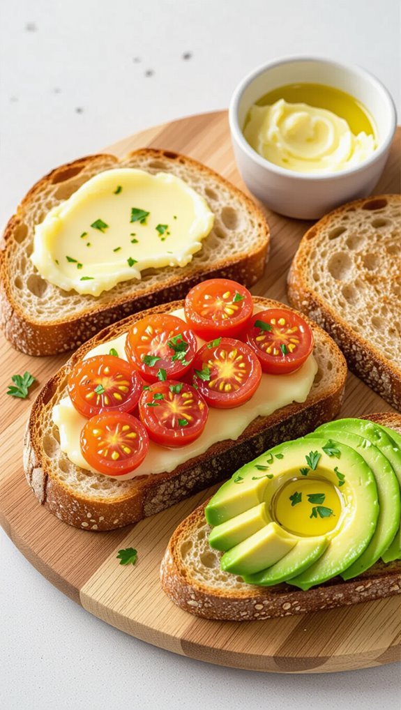 garlic butter sourdough toast