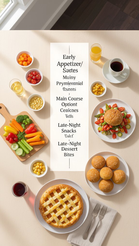 healthy birthday food timeline