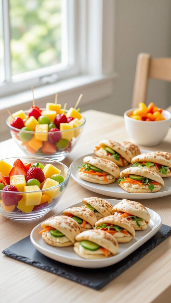healthy festive party snacks