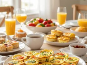 interactive birthday brunch stations