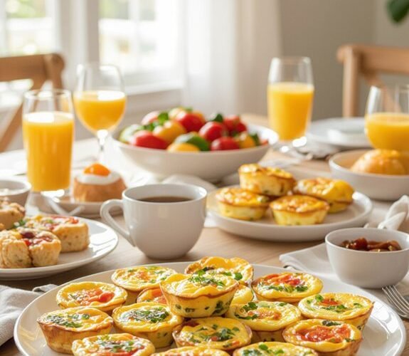 interactive birthday brunch stations