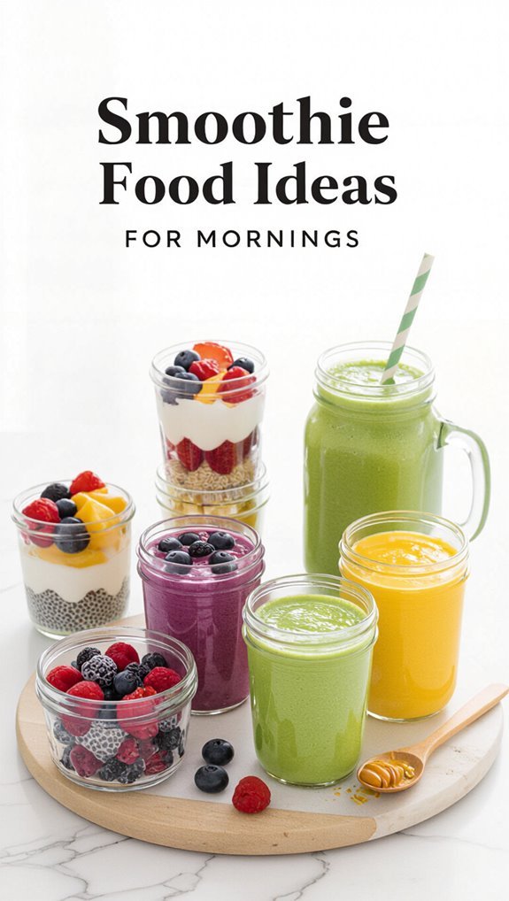 mason jar smoothie prep