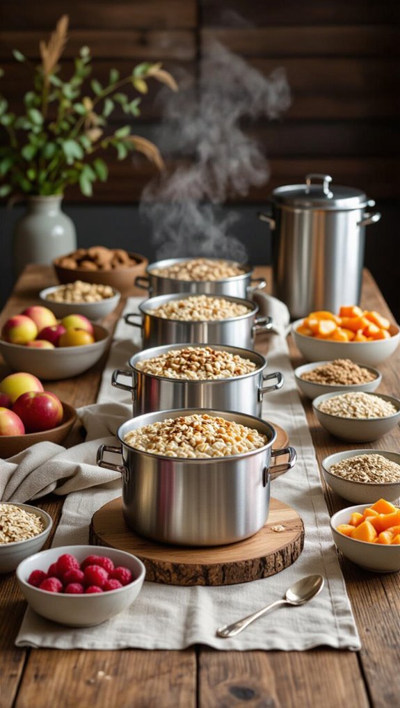 oatmeal bar for gatherings