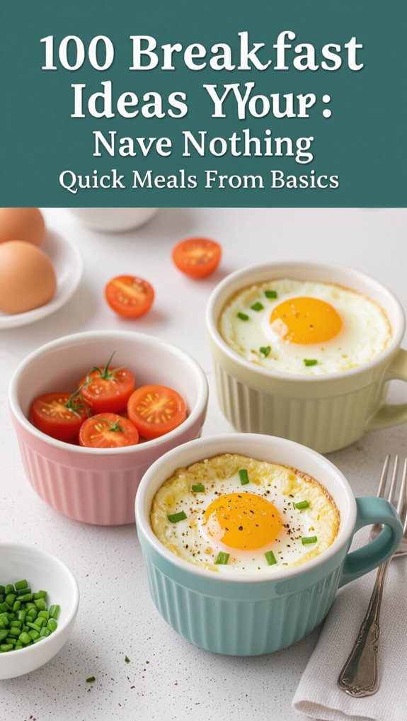 quick microwave egg breakfast