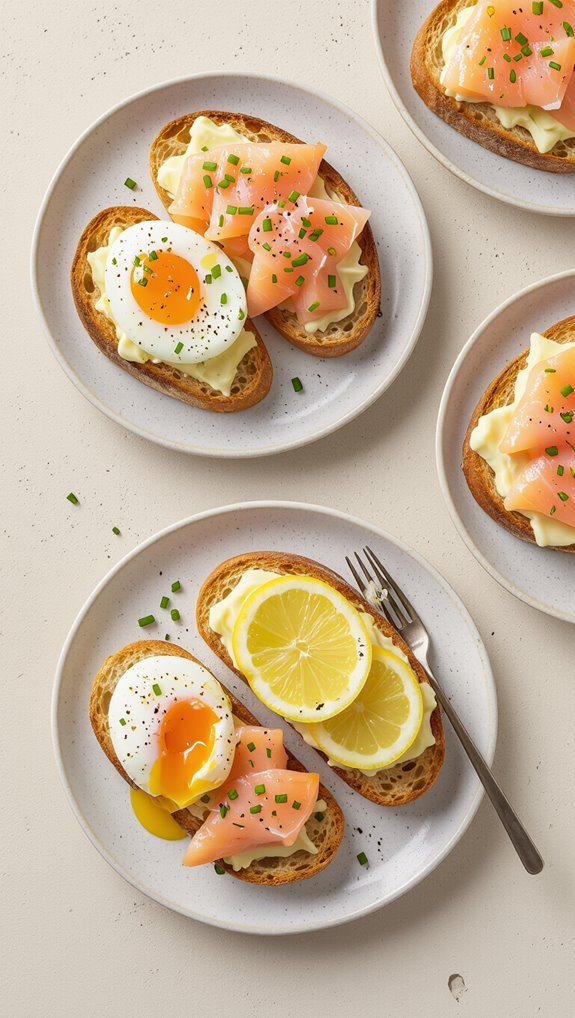 smoky fish on toast