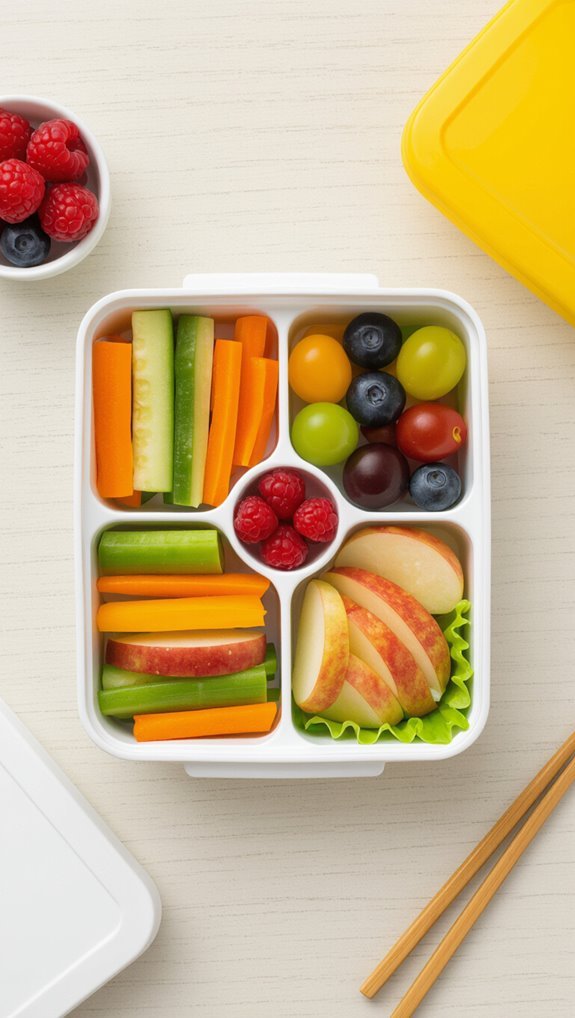 colorful nutritious bento boxes