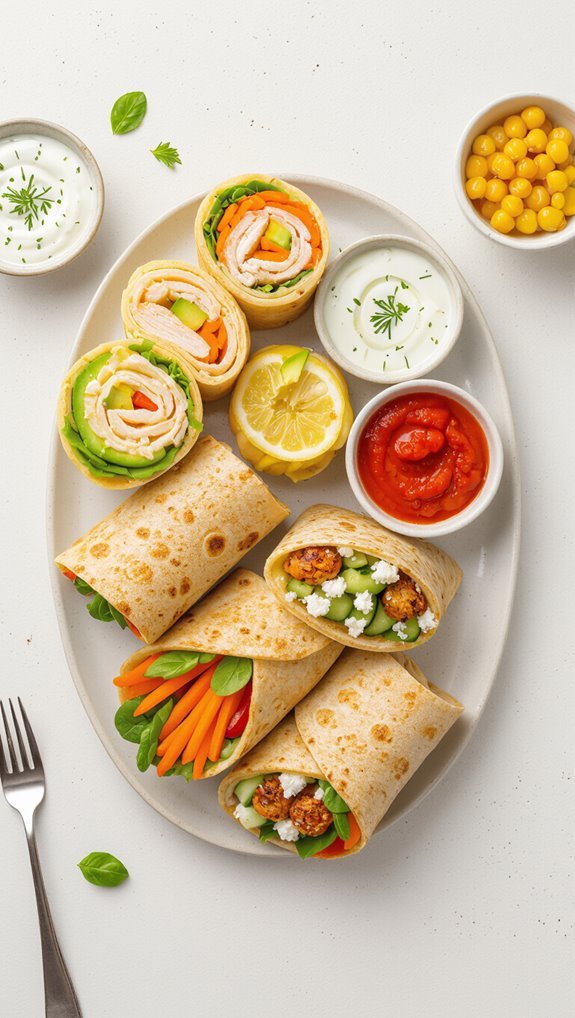 flavorful quick lunch wraps
